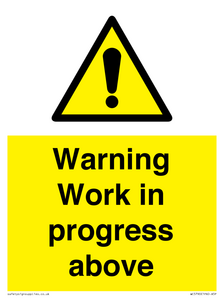 Warning Work in progress above